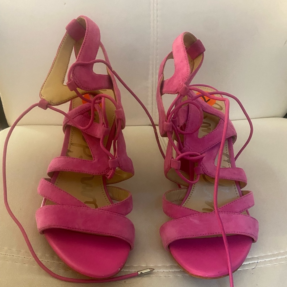 Sam Edelman Strappy Sandal Heels - Never Worn